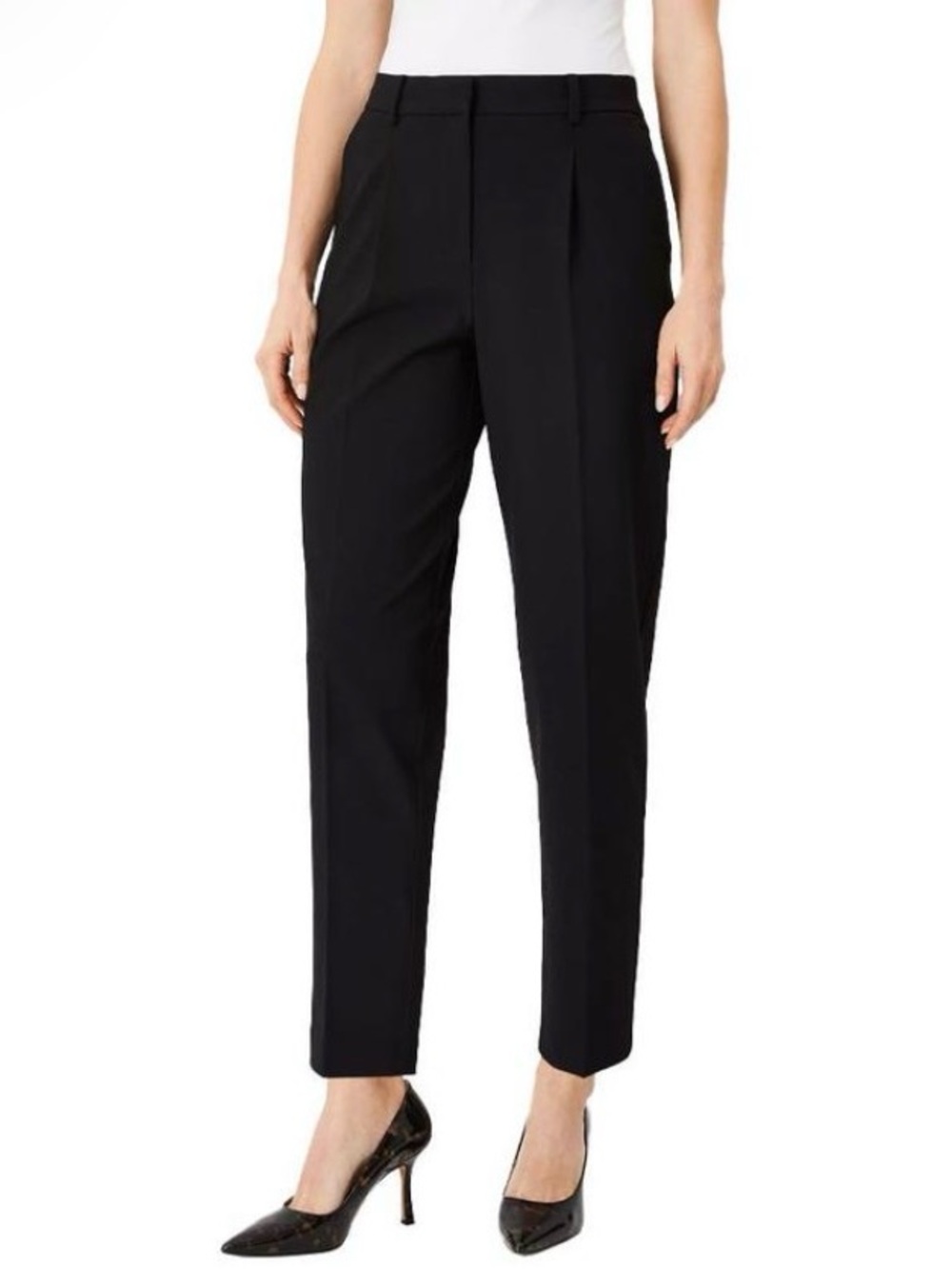 Banana Republic Women's Black Tailored Ankle Pants Avery style